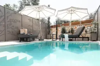 A Stylish Two-Level Suite 3 with Modern Comfort in Meganisi