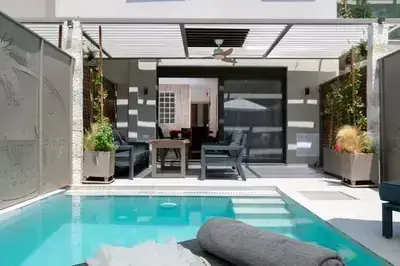 A Stylish Two-Level Suite 3 with Modern Comfort in Meganisi
