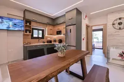Elegant Two-Level Suite 4 with Contemporary Comfort in Meganisi