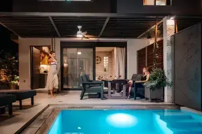 Elegant Two-Level Suite 4 with Contemporary Comfort in Meganisi