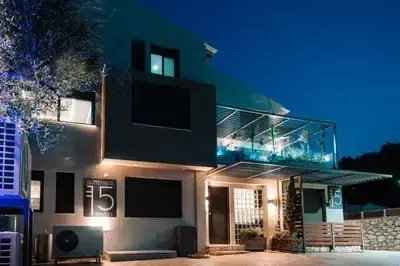 Elegant Two-Level Suite 4 with Contemporary Comfort in Meganisi