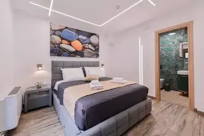 Elegant Two-Level Suite 4 with Contemporary Comfort in Meganisi