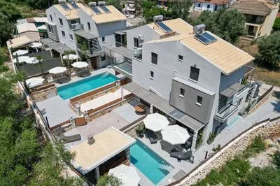 Luxury 5-Bedroom Villa in Meganisi with Pool & Jacuzzi