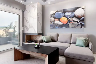 Suite 2 – A Two-Level Sanctuary Overlooking the Ambracian Gulf