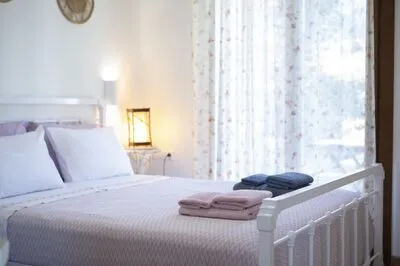 Secluded Villa Asprolià with salt water pool & large garden, close to town.