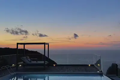 Villa Gaia, with a breathtaking sea view