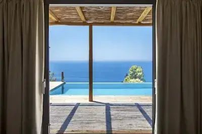 Villa Mirtes with breathtaking sea view,close to Porto Katsiki and Egremni 