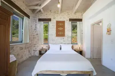 Villa Mirtes with breathtaking sea view,close to Porto Katsiki and Egremni 