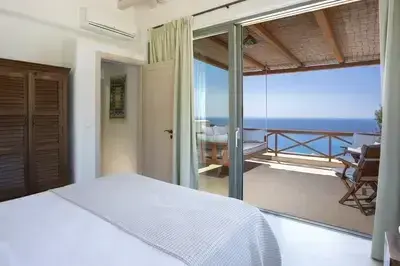 Villa Mirtes with breathtaking sea view,close to Porto Katsiki and Egremni 