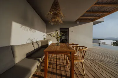 Villa Pelagia offering breathtaking views of the bay of Paleros