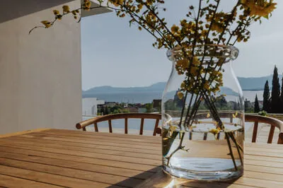 Villa Pelagia offering breathtaking views of the bay of Paleros