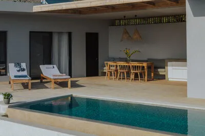 Villa Pelagia offering breathtaking views of the bay of Paleros