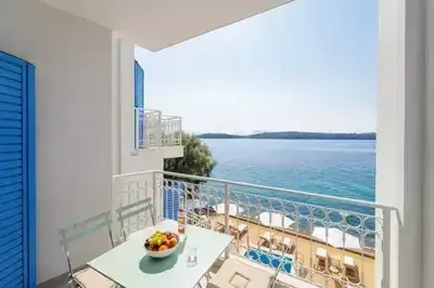 Luxury Greek Beachfront Apartment Complex for up to 12 guests