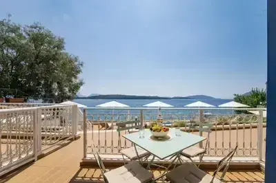 Luxury Greek Beachfront Apartment Complex for up to 12 guests