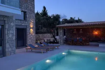 Luxury Ponti Hill – Sea View Villa with Private Pool in Vassiliki