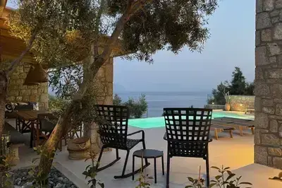 Luxury Ponti Hill – Sea View Villa with Private Pool in Vassiliki