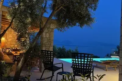 Luxury Ponti Hill – Sea View Villa with Private Pool in Vassiliki