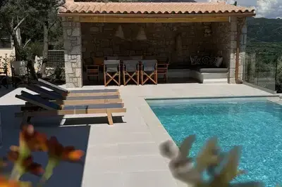 Luxury Ponti Hill – Sea View Villa with Private Pool in Vassiliki