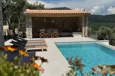 Luxury Ponti Hill – Sea View Villa with Private Pool in Vassiliki