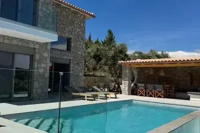 Luxury Ponti Hill – Sea View Villa with Private Pool in Vassiliki