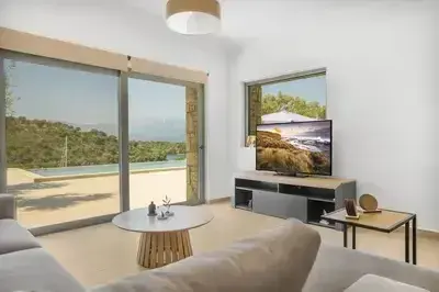 Villa Chriselia on Meganisi with sea access and pontoon