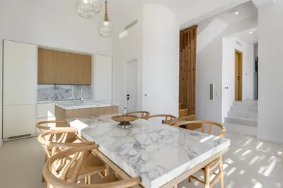 Villa Agapanthus with sea view in Nikiana