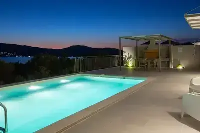Newly built 2-bedroom villa Circe offering breathtaking sea views