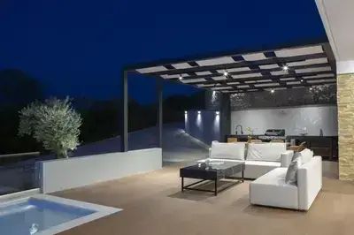 Elegant Greek Island Villa with Pool
