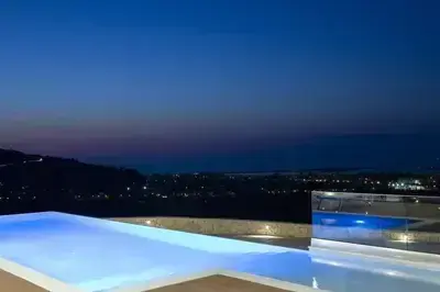 Elegant Greek Island Villa with Pool