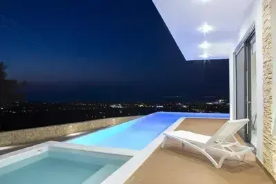 Elegant Greek Island Villa with Pool