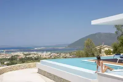 Elegant Greek Island Villa with Pool