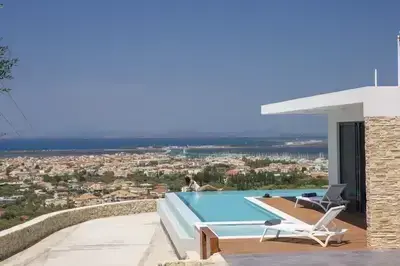 Elegant Greek Island Villa with Pool