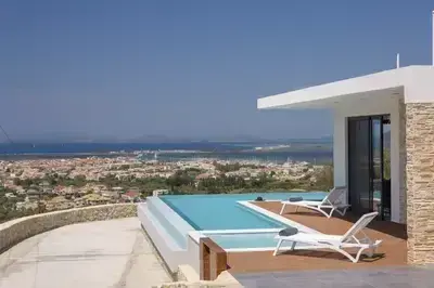 Elegant Greek Island Villa with Pool