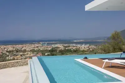 Elegant Greek Island Villa with Pool