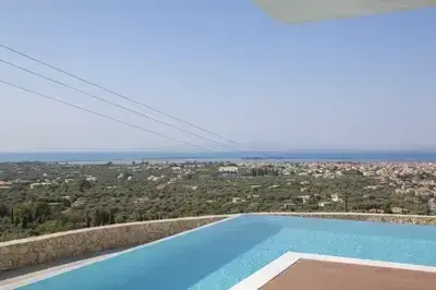 Elegant Greek Island Villa with Pool