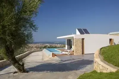 Elegant Greek Island Villa with Pool