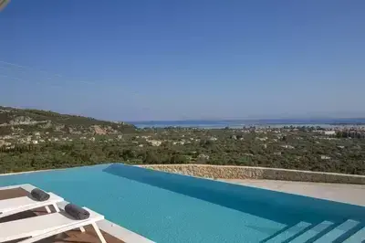 Elegant Greek Island Villa with Pool