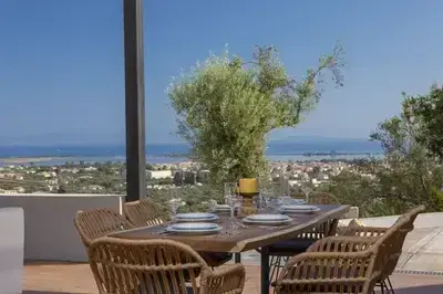 Elegant Greek Island Villa with Pool