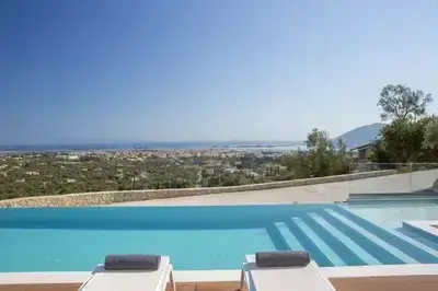 Elegant Greek Island Villa with Pool