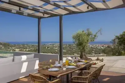 Elegant Greek Island Villa with Pool