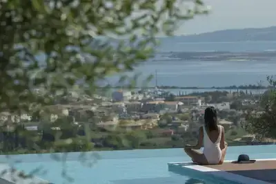 Elegant Greek Island Villa with Pool
