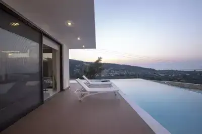 Elegant Greek Island Villa with Pool