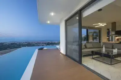 Elegant Greek Island Villa with Pool