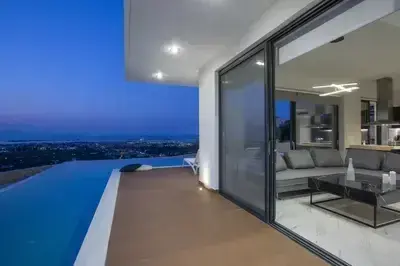 Elegant Greek Island Villa with Pool