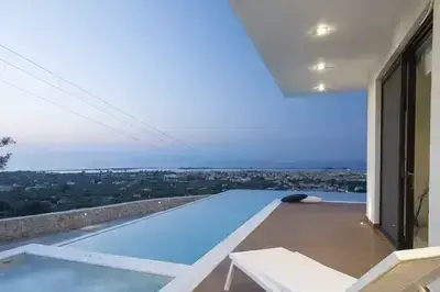 Elegant Greek Island Villa with Pool