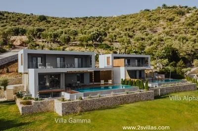 Stunning villa overlooking the Ionian Sea and charming Sivota Lefkada (Γ)