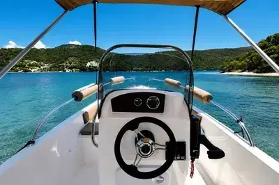 self drive boats in Lefkada second photo of the rental