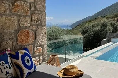 Luxury Ponti Hill – Sea View Villa with Private Pool in Vassiliki