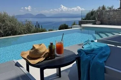 Luxury Ponti Hill – Sea View Villa with Private Pool in Vassiliki