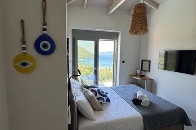 Luxury Ponti Hill – Sea View Villa with Private Pool in Vassiliki